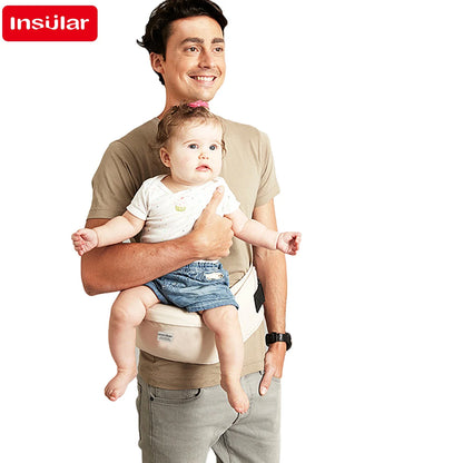 High-quality baby carrier designed for front-facing and face-to-face use, made from premium synthetic fiber, ideal for modern parenting with a fashionable touch.