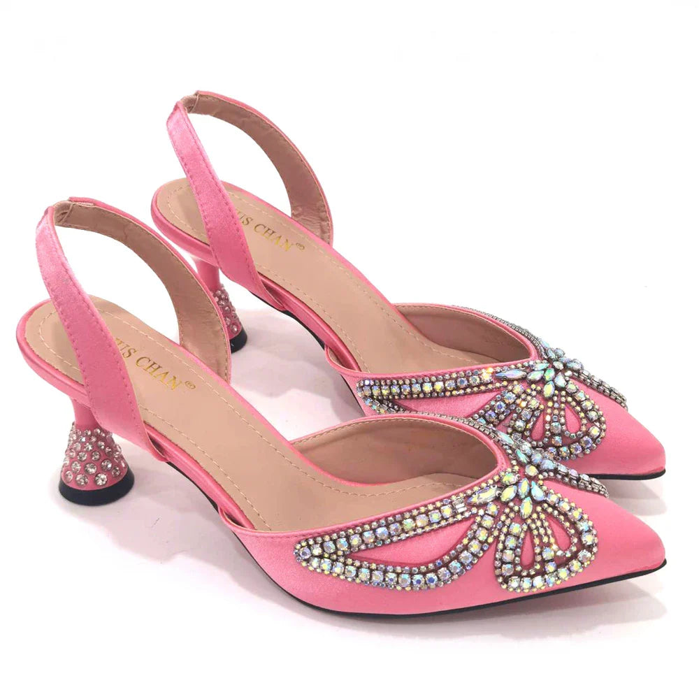 Stylish underside of Venus Chan high heel sandals, showcasing high-quality rubber outsole for comfort and durability.