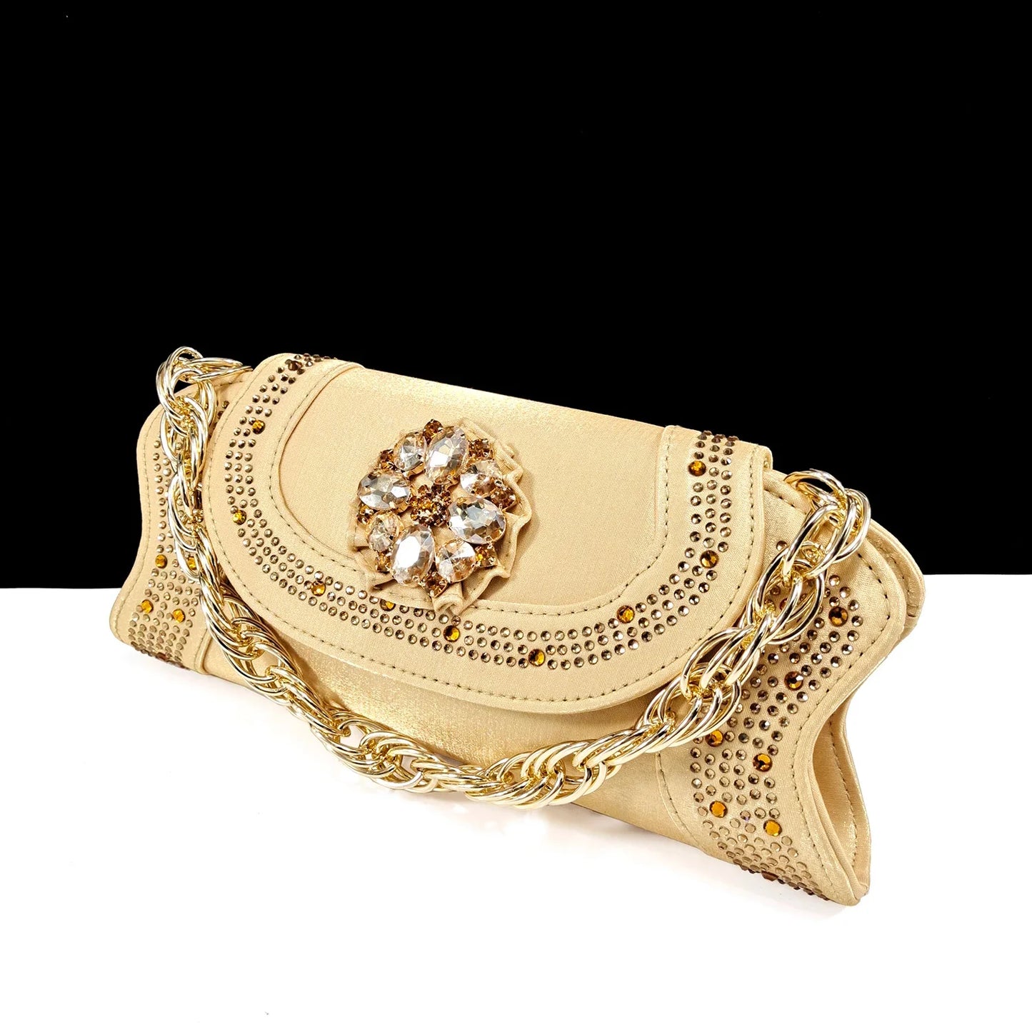 Elegant QSGFC Olive Open Toe Diamond Pumps showcasing exquisite rhinestone detailing, perfect for sophisticated occasions by Hot Trends Area.