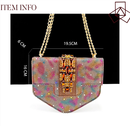 Close-up detail of the high heel women's sandals featuring a unique strange style and exquisite rhinestone embellishments, epitomising luxury.