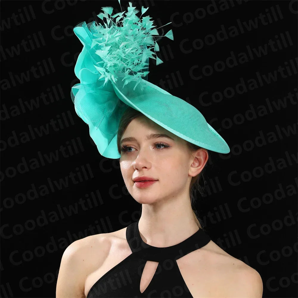 Fashion-forward purple women's pillbox hat, suitable for spring and autumn events, offering chic headwear style.