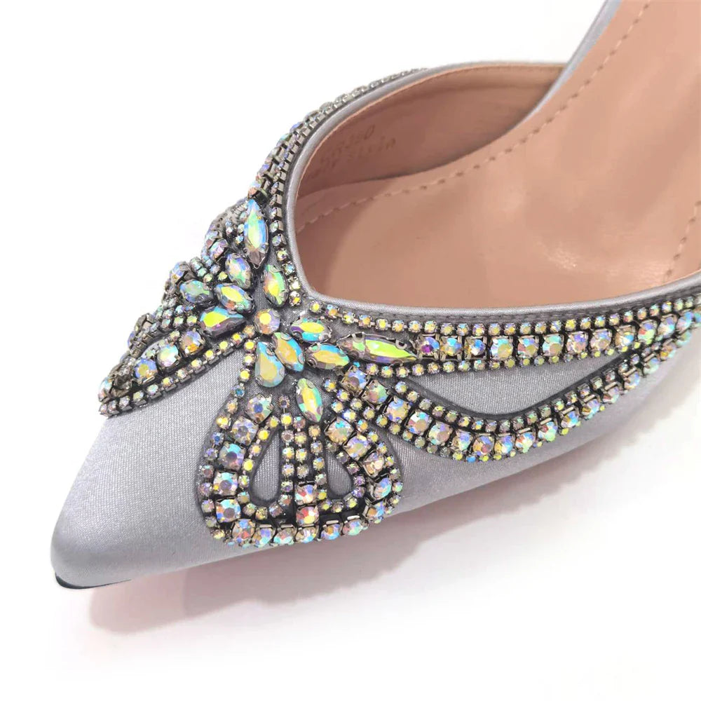 Stylish Venus Chan pointed toe high heel sandals in luxury yellow, designed for comfort and sophistication for women.