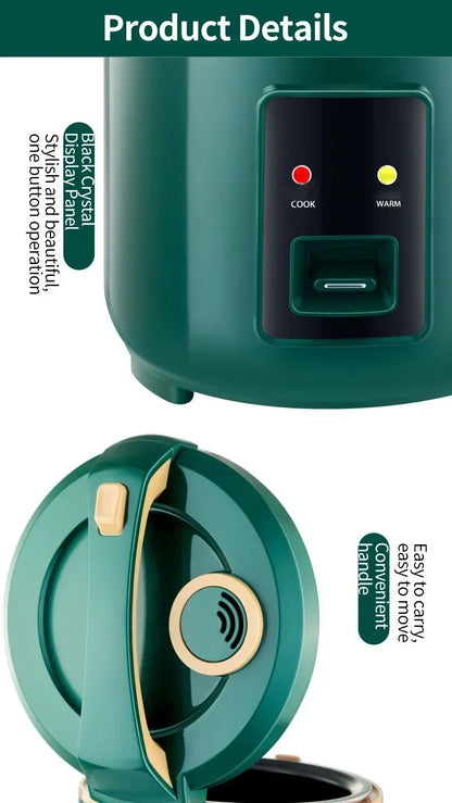 High-capacity car rice cooker with stylish finish, engineered for convenience and luxury dining on the go.