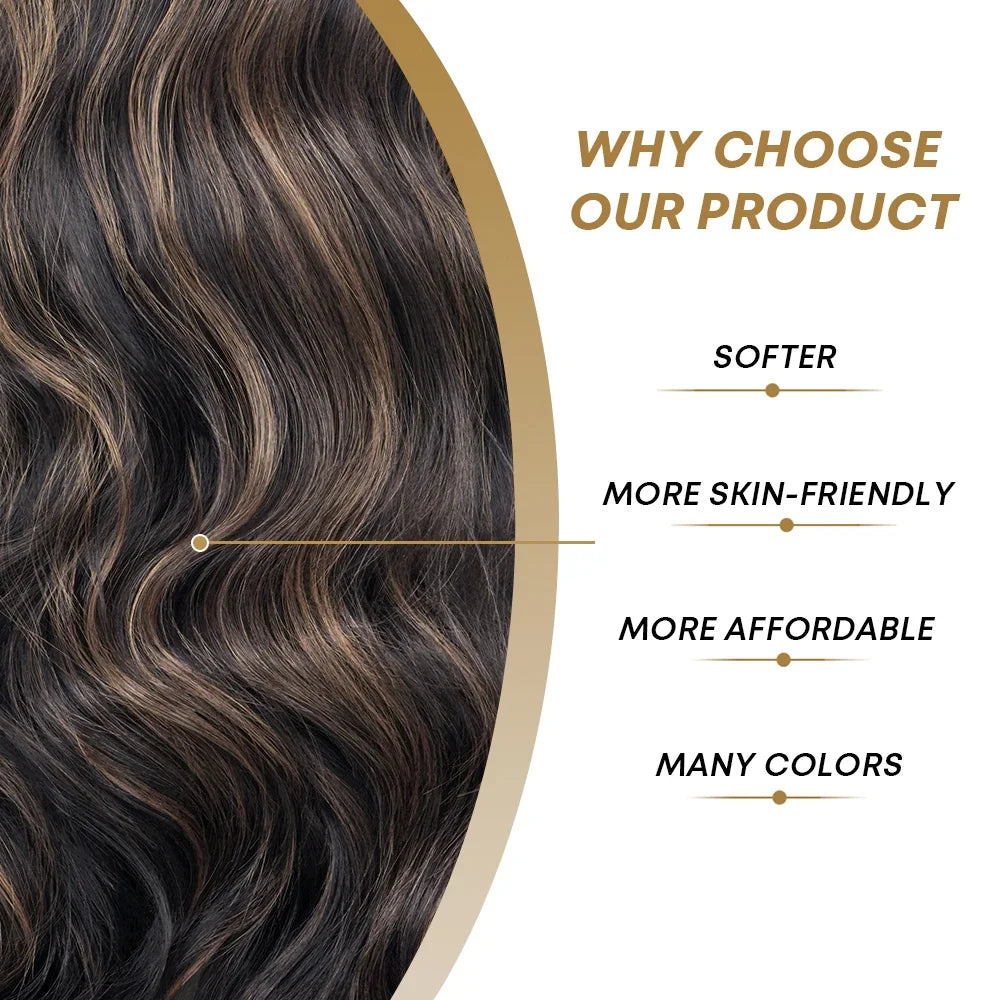 Model wearing the exquisite 13x6 body wave ombre lace front wig in honey blonde, demonstrating its natural and beautiful flow.