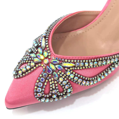 Elegant Venus Chan yellow high heel sandals featuring a classy bowknot design, perfect for women's party and wedding attire.