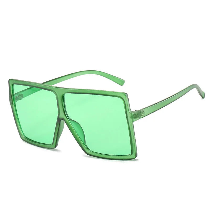 Exclusive FenQiqi oversized square sunglasses, embodying elegance and style, with robust UV400 lenses for exceptional eye protection and stunning aesthetics.