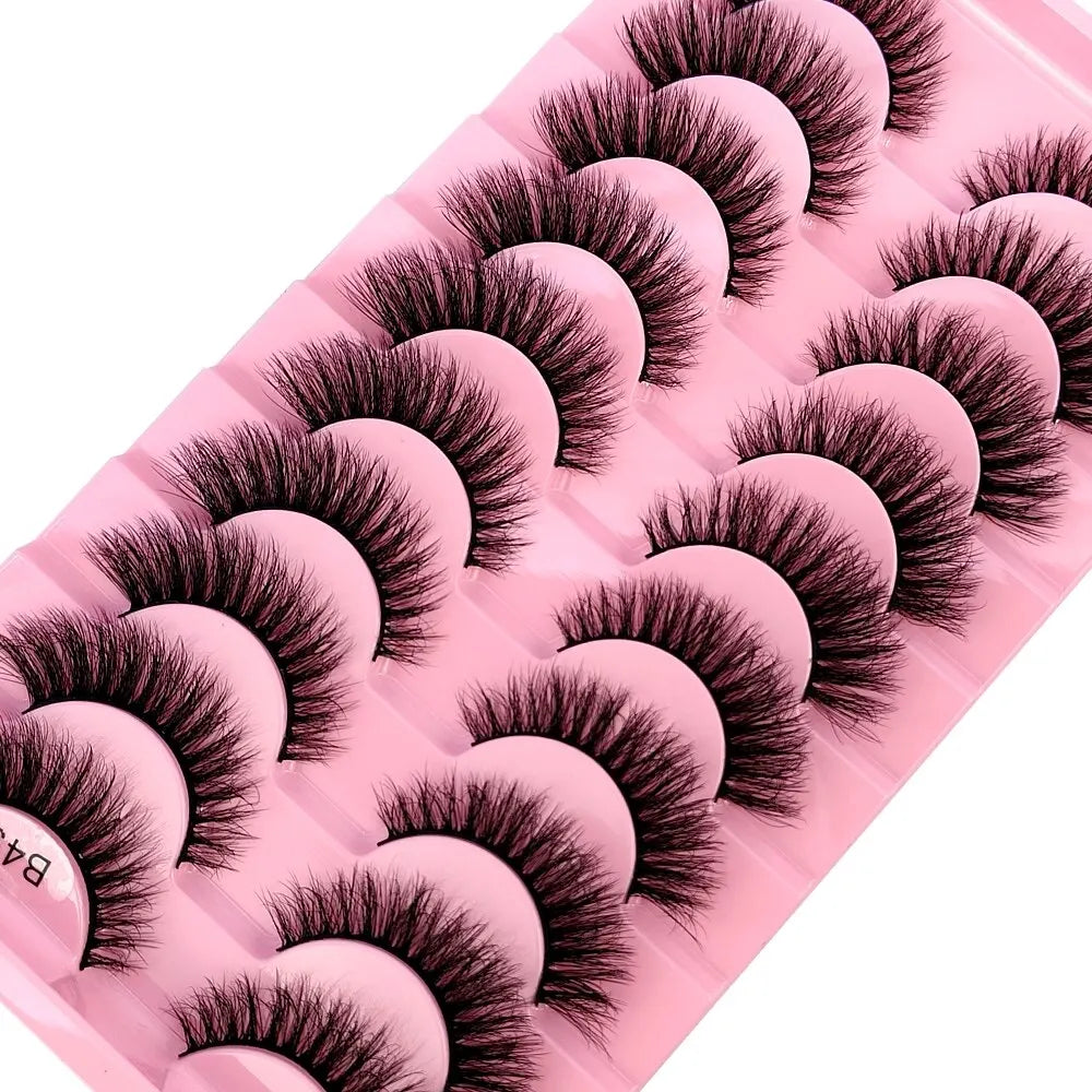 Handmade 3D faux mink lashes, offering luxurious length and softness for an elevated makeup experience.