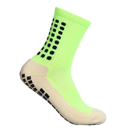Stylish MagiMobo mid-calf football socks, crafted with durable nylon for ultimate comfort and performance during sports.