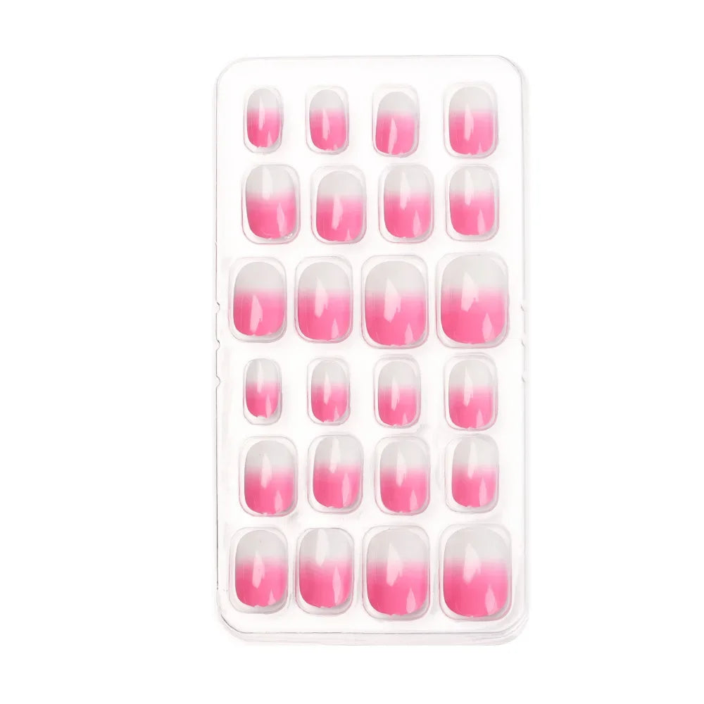 Stylish assortment of cute floral acrylic nails, the ultimate accessory for girls who love nail decoration and creativity.