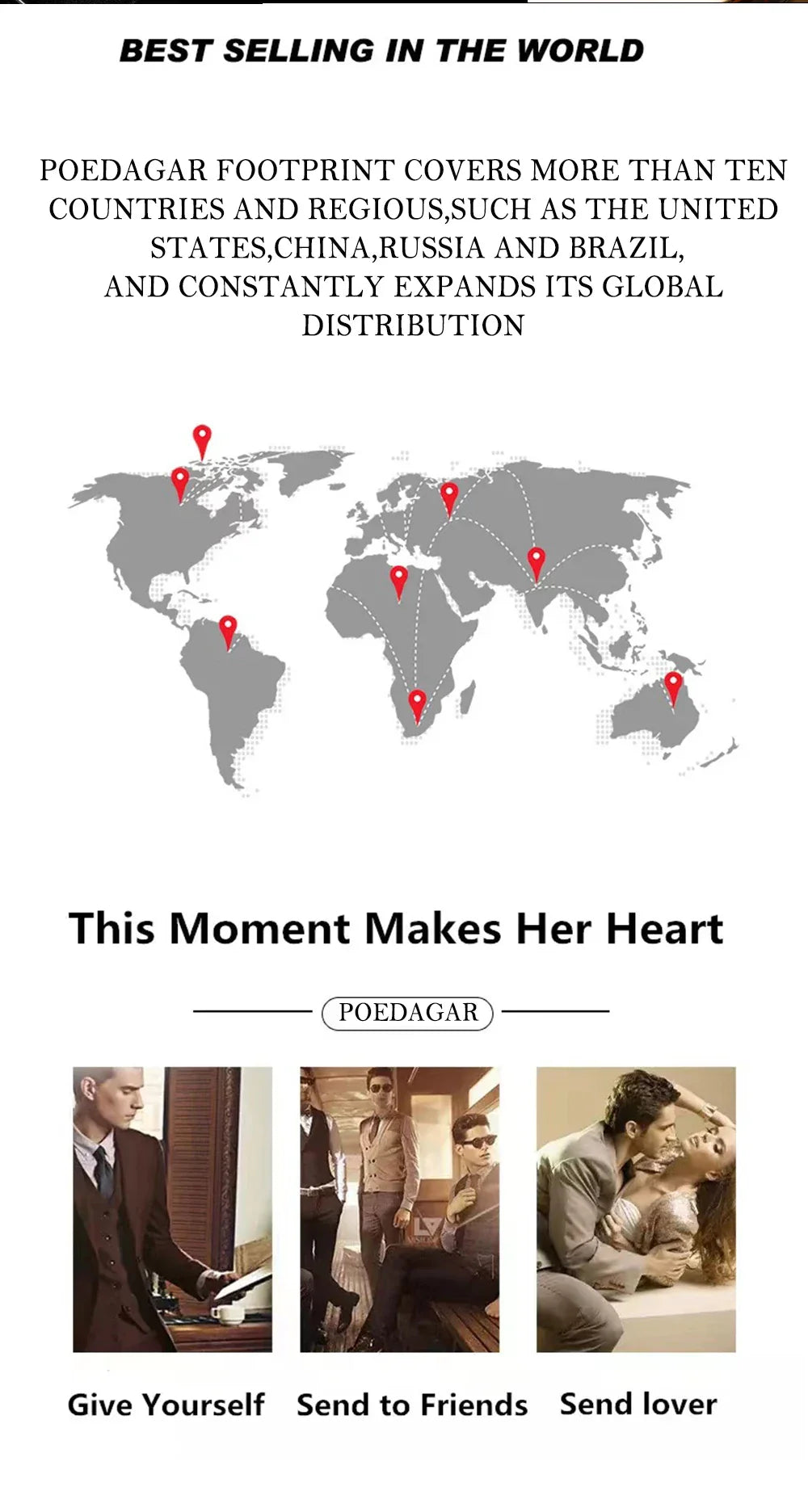 Fully functional POEDAGAR ladies quartz watch suitable for casual and fashion occasions, demonstrating its versatility and elegance.