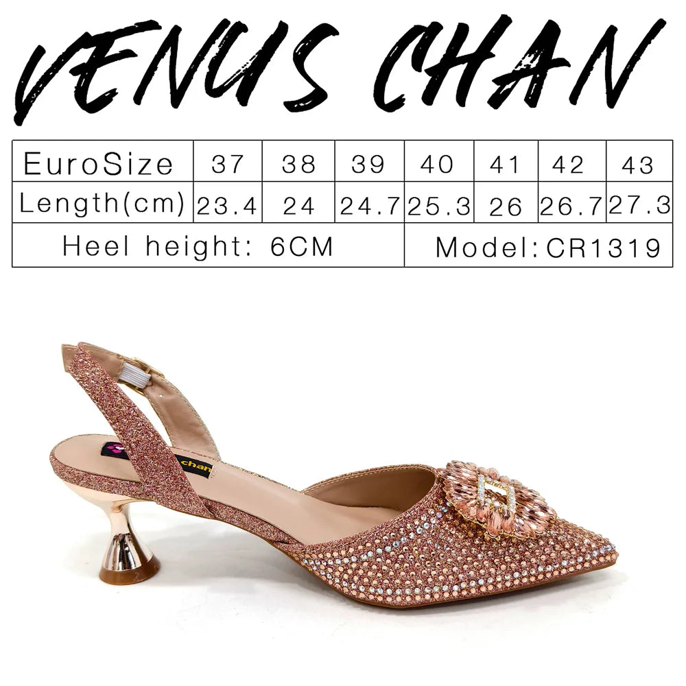 Exquisite pointed toe pumps, part of a luxurious shoe and bag set, perfect for elevating any party ensemble.