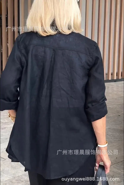 Elegant women’s matching outfit featuring a hollow out design, ideal for luxurious summer styling.