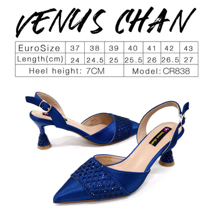 Elegant Nigerian women's wine colour heeled shoes designed with rhinestones, featured in a luxurious handbag set, ideal for upscale parties and weddings, available in sizes 37-43.