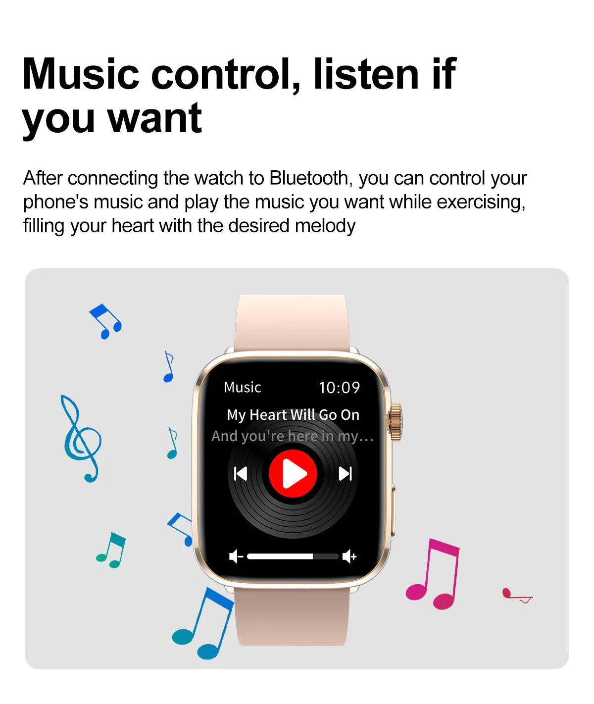 Luxury AI Diagnosis NFC Smart Watch for Women with 1.85 inch AMOLED Display, Heart Rate Monitoring, and Elegant Design.