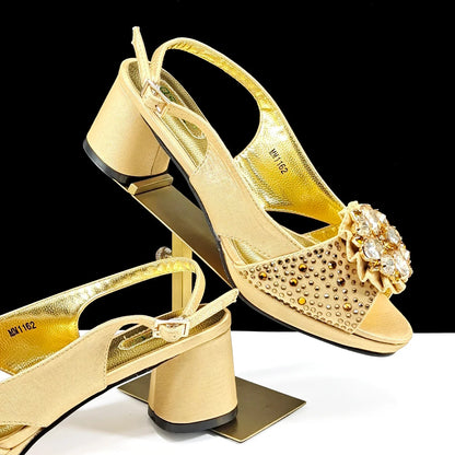 Stylish angelina olive open toe diamond pumps from QSGFC, featuring a chic peep toe design and buckle strap for comfort, presented by Hot Trends Area.