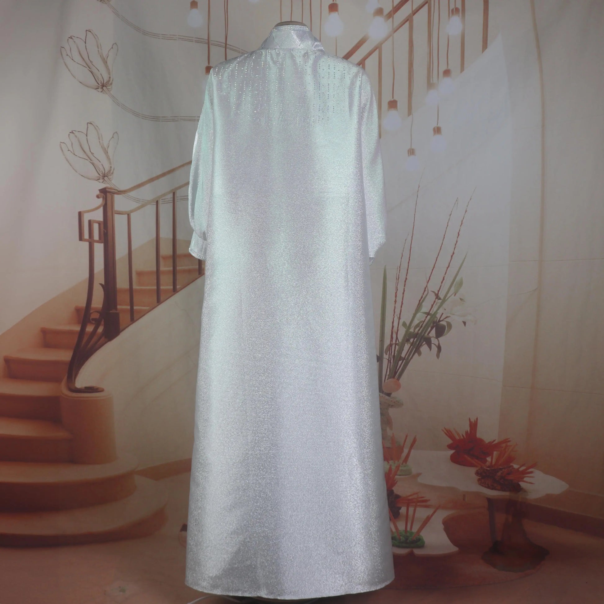 Elegant and thick luxury turkey dress for women, perfect for church and special African cultural events.