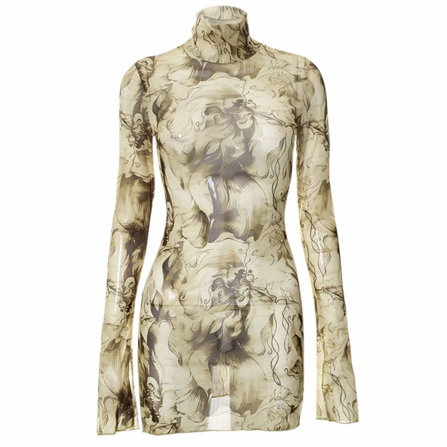 Stylish knee-length A-line dress for plus-size women, rendered in premium polyester fabric with a beautiful solid colour for an upscale appearance.