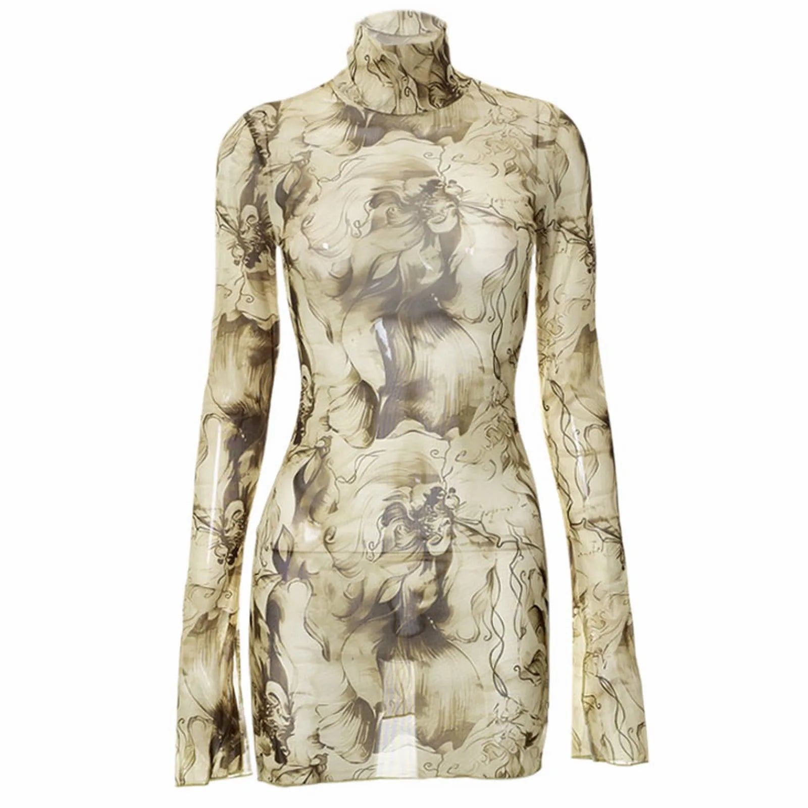 Stylish knee-length A-line dress for plus-size women, rendered in premium polyester fabric with a beautiful solid colour for an upscale appearance.