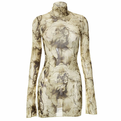 Stylish knee-length A-line dress for plus-size women, rendered in premium polyester fabric with a beautiful solid colour for an upscale appearance.