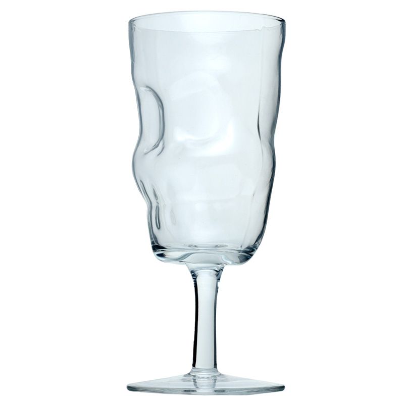 Set of two premium Gothic skull wine glasses, ideal for enjoying fine wine with a touch of edgy luxury.