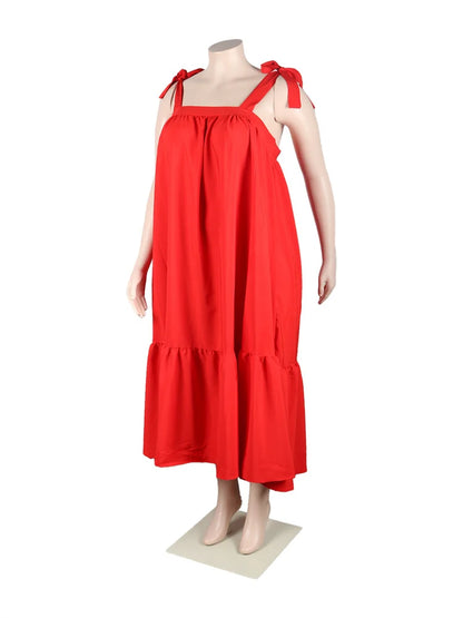 Chic Wmstar Plus Size Maxi Dress in deep purple, perfect for evening wear or sophisticated gatherings.