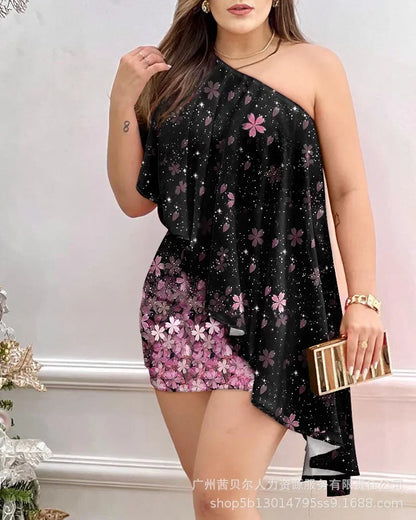 Beautifully arranged luxury women's red A-line dress on display, highlighting the sophisticated pullover design and seamless knit crafting.