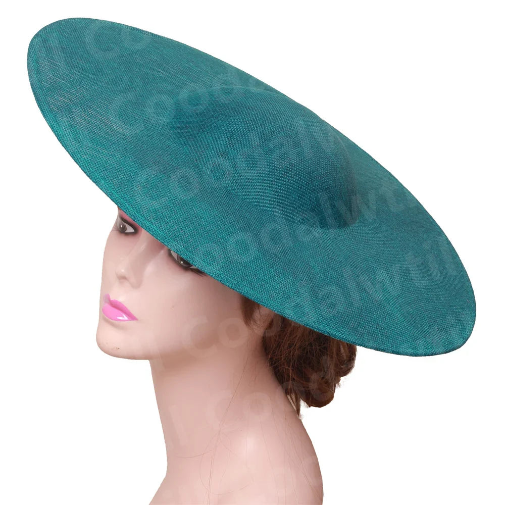 Chic 40CM DIY hair accessory fascinators base for ladies, suitable for race day and formal gatherings.