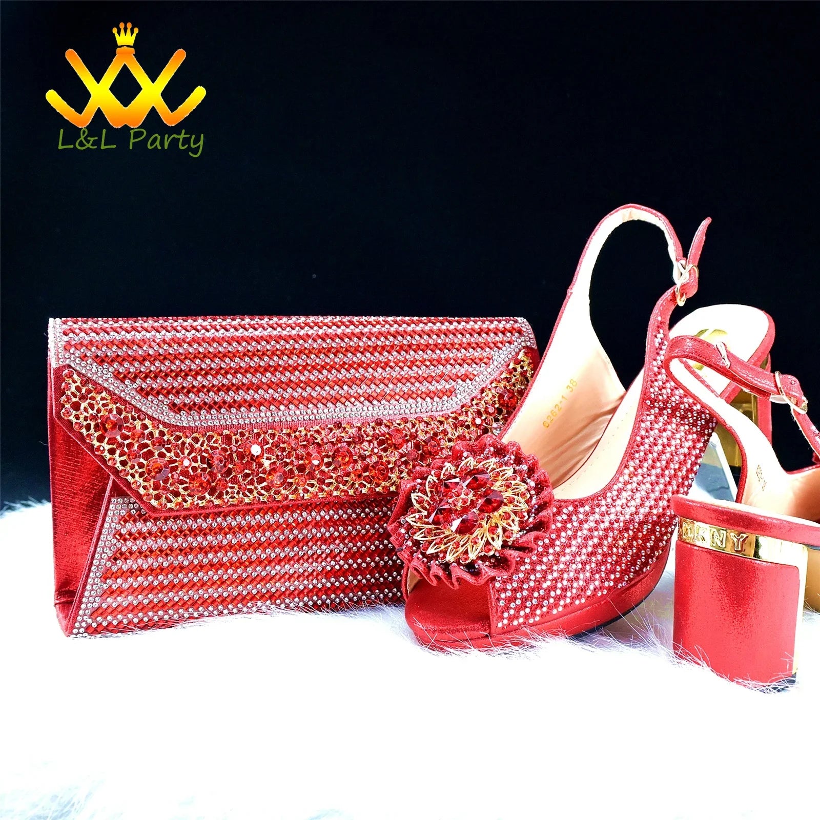 Luxurious ensemble featuring Italian women's green sandals with matching bag, designed for a chic and classy wedding look.