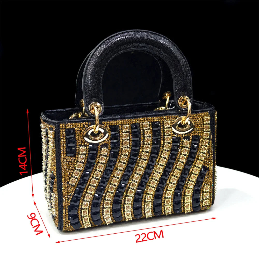 Fashion-forward women's stylish pumps with pointed toes and luxurious rhinestones, designed for summer parties.