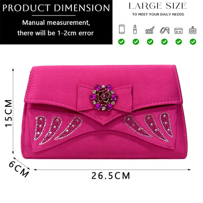 Chic Venus Chan bag set featuring matching high heels and elegantly designed handbag in rich purple, perfect for fashionable women.