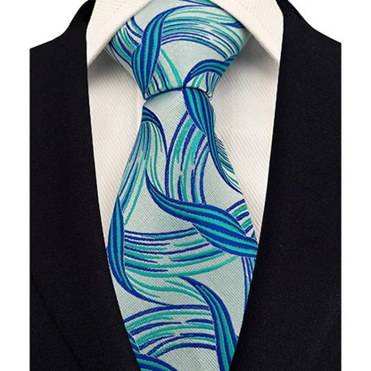 Premium 8CM necktie in a vibrant colour palette, perfect for adding a touch of luxury to any formal attire.