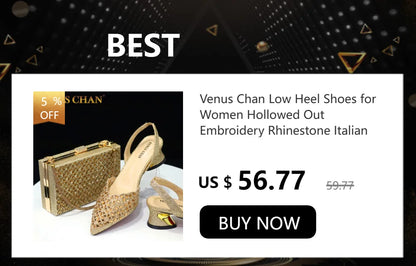 Elegant Venus Chan champagne rhinestone slingback heels for women, featuring a high spike heel and luxury design, perfect for weddings and parties.