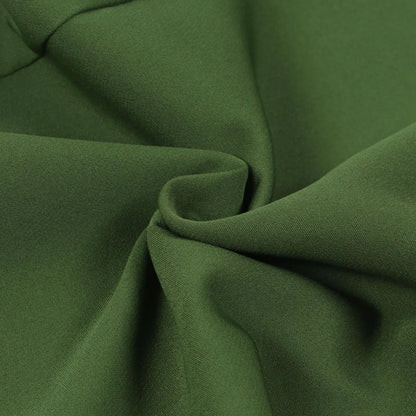 Chic and stylish women's wide leg pants paired with a refined x-long blazer coat, designed for a poised and elegant office look.