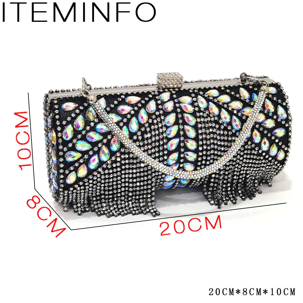 Venus Chan glamorous shoe and bag set styled for women, ideal for parties and special occasions featuring a chic black finish.