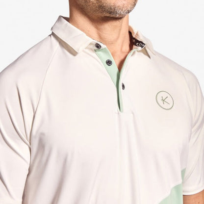 KYMIRA Men's luxurious Infrared Golf Polo Shirt from the Strike Collection, designed for superior performance, available in sizes S to XL.