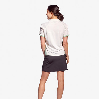 Luxury women's infrared golf polo shirt from KYMIRA, part of the Strike Collection, designed for superior performance in size S-XL.