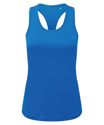 Elegant women’s performance vest crafted from eco-friendly materials, providing moisture-wicking properties for a dry and comfortable workout experience.