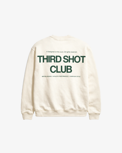 Third Shot Club Oversized Crew - Navy