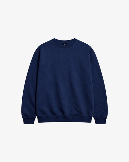 Third Shot Club Oversized Crew - Navy
