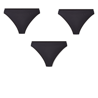 Close-up of the Gracie Leakproof Thong's seamless design showcasing its premium fabric and leakproof technology.