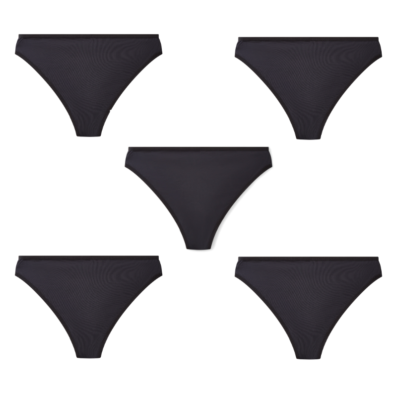 Elegant display of the Gracie Leakproof Thong, ideal for light periods and bladder leaks, emphasizing comfort and style.