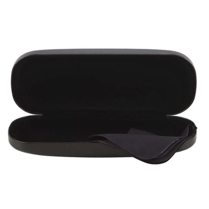 Chic gothic vegan leather glasses case showcasing intricate skull and dark botanical details, ideal for adding gothic flair to your accessories.