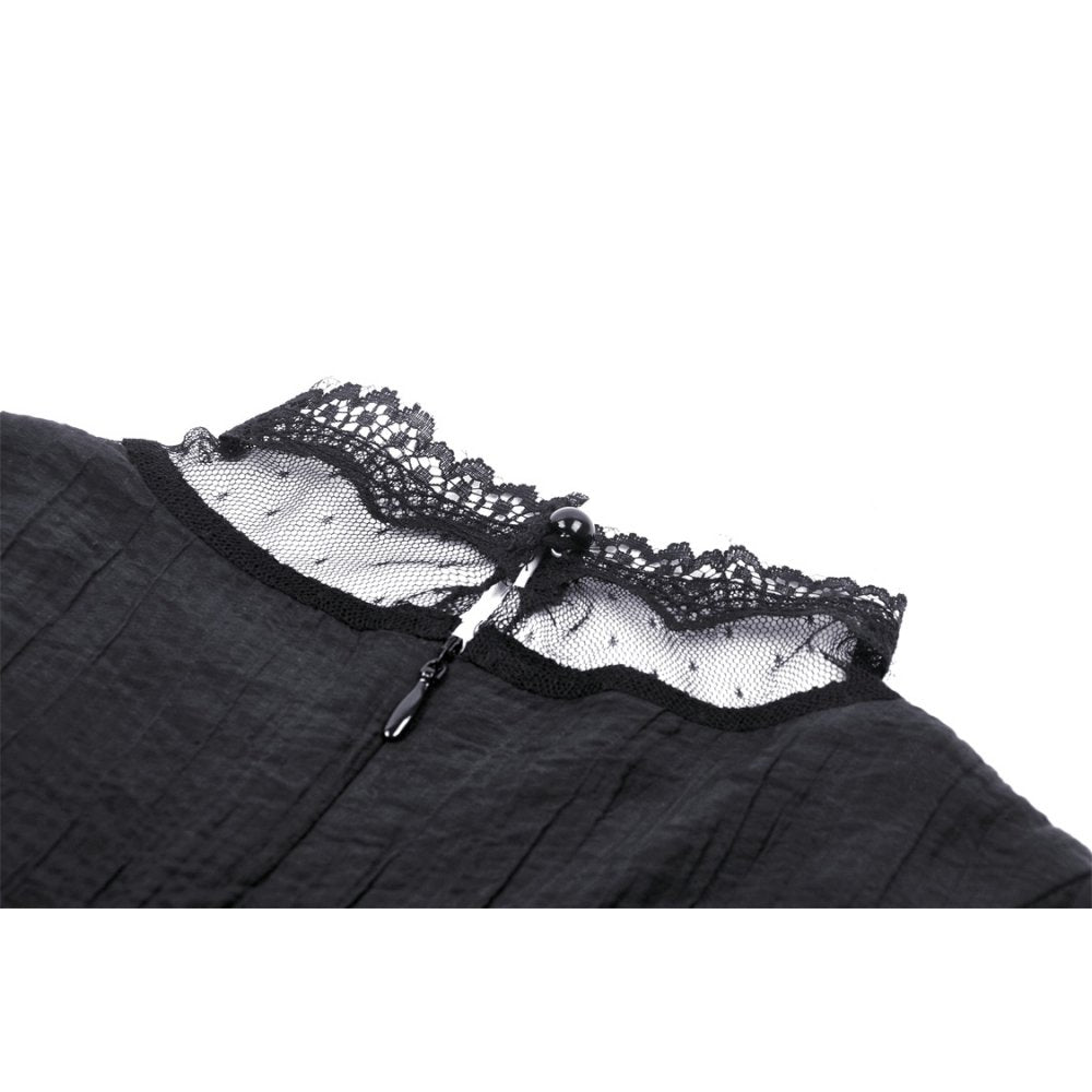 Rear view of the Dark In Love Vidonia Dress highlighting its luxurious fabric blend and sophisticated cut, ideal for modern fashion lovers.