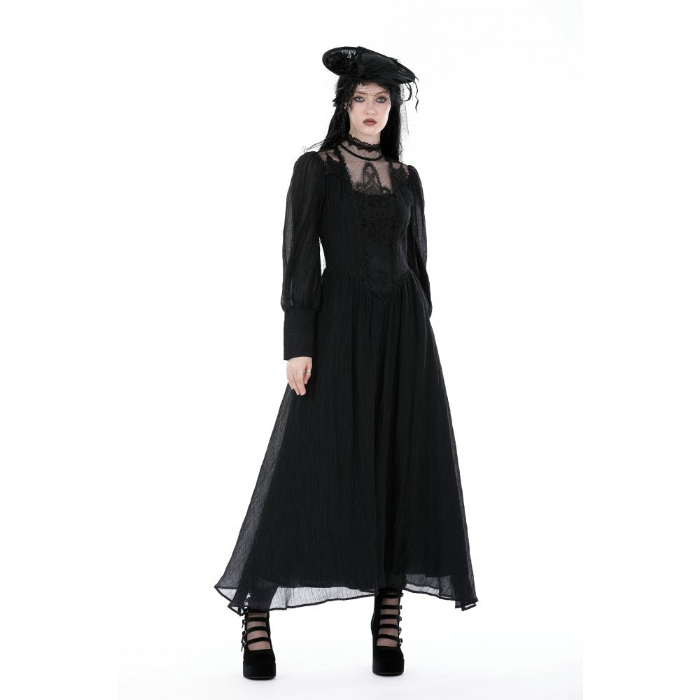 Close-up of the luxurious fabric of the Dark In Love Vidonia Dress, crafted from 75% Tencel and 25% Polyester for ultimate comfort.