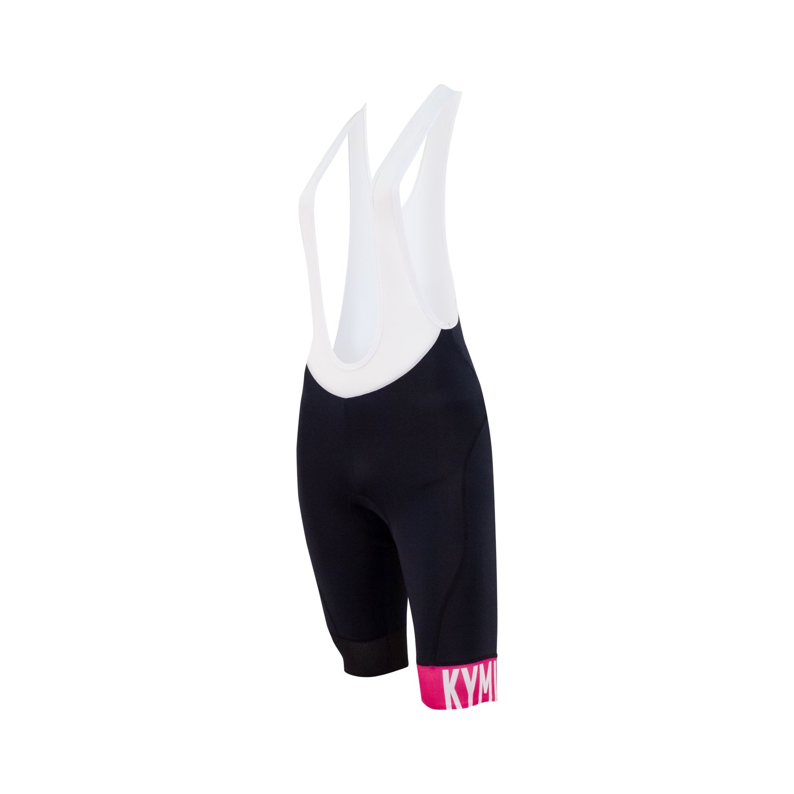 KYMIRA Women's Infrared Onyx Bib Shorts showcasing luxurious fabric and ergonomic design, enhancing recovery and performance for cyclists