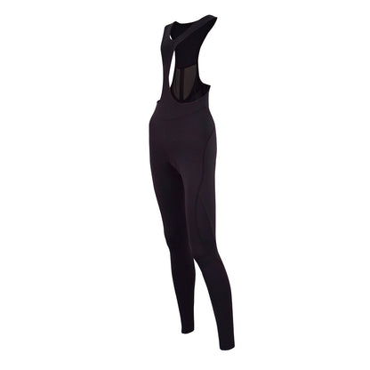 Elegant Women's KYMIRA Infrared PrO2 Cycle Bib Tights in luxurious fabric, designed for performance and recovery, featuring ergonomic fit and Y-frame racing bib, suitable for sizes S to XL.