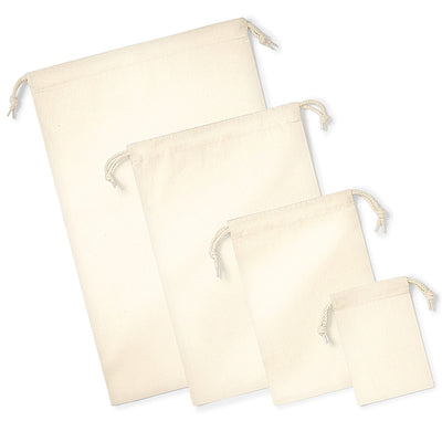 Close-up of Organic Cotton Stuff Bag demonstrating its premium craftsmanship and superior texture, perfect for stylish storage solutions.