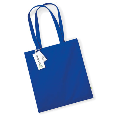 Close-up of the Control Union certified cotton fabric used in the Earthaware Organic Cotton Bag For Life, emphasizing eco-friendliness and luxury quality.