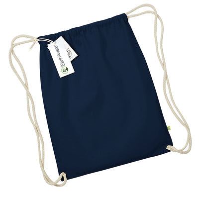 Luxury Premium Earthaware Organic Gymsac crafted from heavyweight cotton, showcasing its eco-friendly design and elegant craftsmanship.