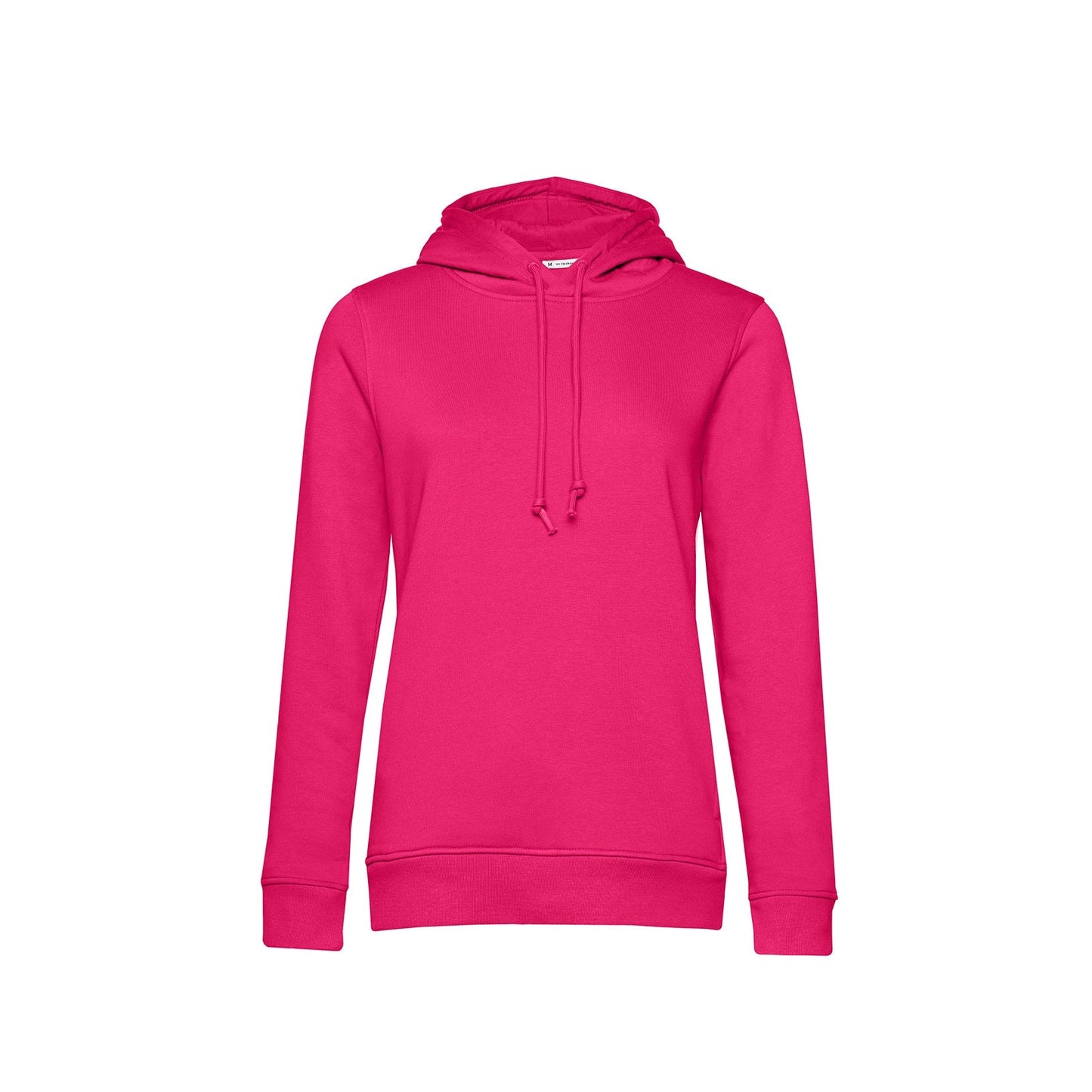 Chic women's hoodie featuring 80% organic cotton and stylish design, perfect for eco-conscious fashion enthusiasts.